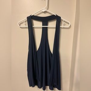 Navy blue tank top cardigan